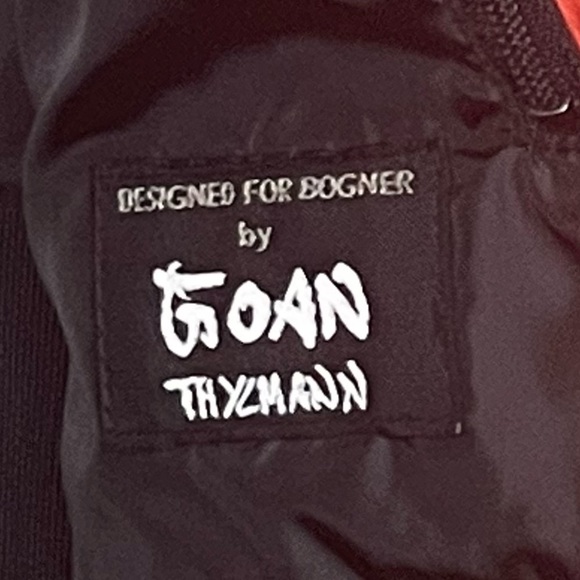 Bogner x Goan Thylmann 𖤐 Embroidery Patchwork Snowboarding Parka 𖤐 Orange 𖤐 4 - Picture 8 of 16